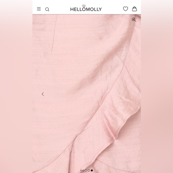 NWT Hello  Molly Top It Off Dress Mini in Blush , size Small - Picture 9 of 13